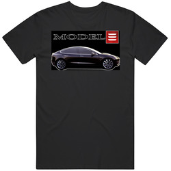 Tesla M3 Car Classic Retro T Shirt