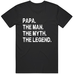 Papa. The Man. They Myth. The Legend Classic Classic Retro T Shirt
