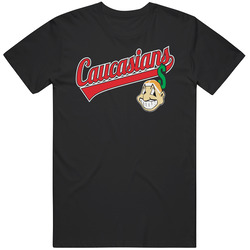 Caucasian Black New Classic Retro T Shirt