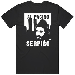 Serpico Al Pacino 70s Movie Fan Classic Retro T Shirt