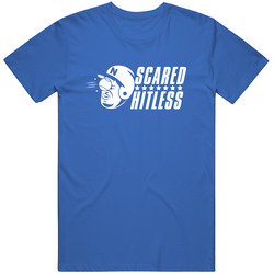 Custom Scared Hitless Baseball Classic Retro T Shirt