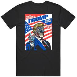 Donald Trump They Live Alien  Never Trump Liberal Classic Retro T Shirt