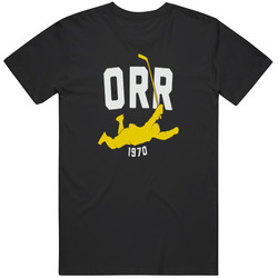 Bobby Orr 1970 Dive Legend Hockey Classic Retro T Shirt
