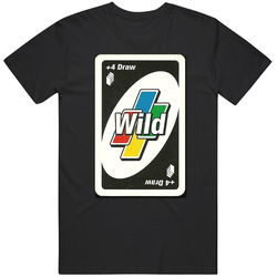 Draw 4 Uno Classic Retro T Shirt