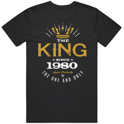 1980 King Gold Classic Retro T Shirt 1980 King Gold Classic Retro T Shirt