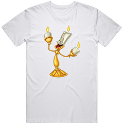 Lumiere Candlestick Beauty And The Beast Classic Retro T Shirt