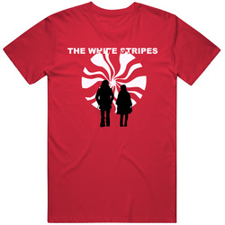 The White Stripes Rock Band Member Logo Classic Retro T Shirt