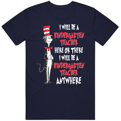 I Will Be A Kindergarten Teacher Here Or There Classic Retro T Shirt