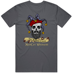 The Bearded Circus Charcoal Classic Retro T Shirt