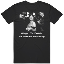 Norma Desmond Gloria Swanson Sunset Blvd Classic Retro T Shirt