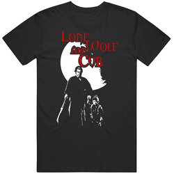 Shogun Assassin Lone Wolf And Cub Ogami Itto And Digoro Classic Retro T Shirt
