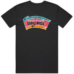 San Antonio Retro Distressed Spurs Grunge Look Classic Retro T Shirt