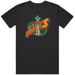 Seattle Sonics, Seattle Super Sonics Retro Logo Classic Retro T Shirt