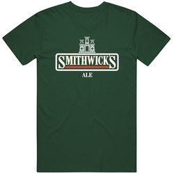 Smithwicks Logo Whole Green Fan Classic Retro T Shirt