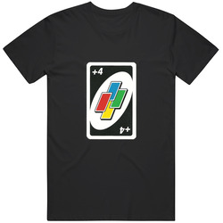 Uno Draw Four Classic Retro T Shirt