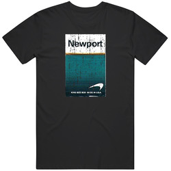 Newport Cigarettes King Size Grunge Look Classic Retro T Shirt