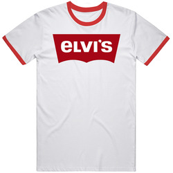 Elvi's Elvis Funny Logo Parody Classic Retro T Shirt