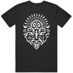Maori Warrior Tattoo Face New Zealand Haka Cool Fan Classic Retro T Shirt