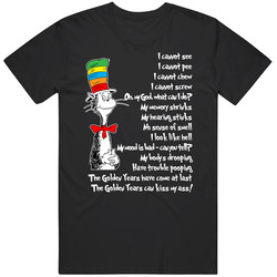 Dr. Seuss Parody On Aging The Golden Years Classic Retro T Shirt