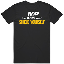 Smith And Wesson Military Police Logo Knife Sw Mp Gun Classic Retro T Shirt