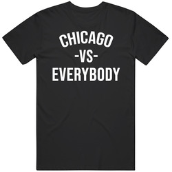 Chicago Vs Everybody City Classic Retro T Shirt