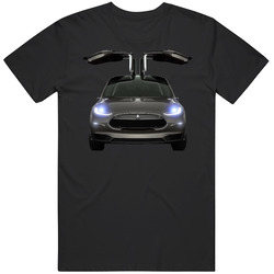Tesla Model X Classic Retro T Shirt