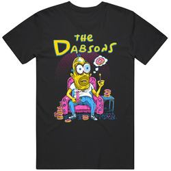 The Dabsons Cannabis Weed Dab 420 Marijuana Classic Retro T Shirt