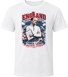 England Soccer Football Coach Three Lions Tactical Storm T Shirt