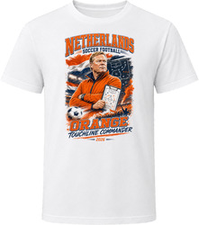 Netherlands Soccer Football Coach Orange Touchline Commander T Shirt