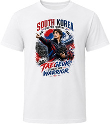 South Korea Soccer Football Coach Taegeuk Touchline Warrior T Shirt