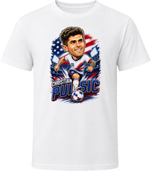 Christian Pulisic, United States Caricature Soccer 2026 T Shirt