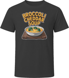 Broccoli Cheddar Soup Comfort Favourite Food T Shirt