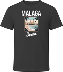 Malaga Spain Vacation Tourist Shop T Shirt