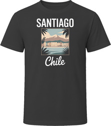 Santiago Chile Vacation Tourist Shop T Shirt