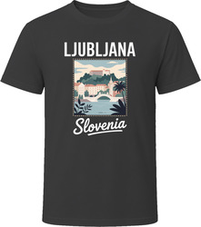 Ljubljana Slovenia Vacation Tourist Shop T Shirt
