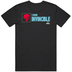 The Pacqui One Chip Challenge 1 Hour Invincible Men’s 100% Cotton Black T Shirt