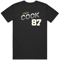 Jared Cook 87 Favorite Player New Orleans Football Fan Men’s 100% Cotton Black T Shirt