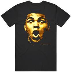 Muhammad Ali The Greatest Boxing Men’s 100% Cotton Black T Shirt