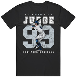 Aaron Judge 99 Worn Look Men’s 100% Cotton Black T Shirt