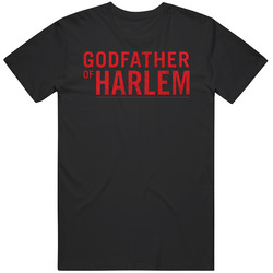 Godfather Of Harlem Tv Show Logo Men’s 100% Cotton Black T Shirt