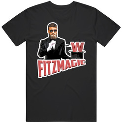 Fitzmagic Ryan Fitpatrick Funny Magician Football Fan Men’s 100% Cotton Black T Shirt