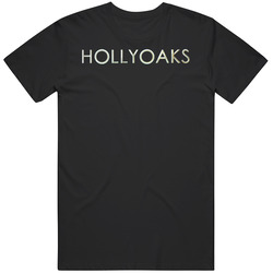Hollyoaks 90s Tv Show Drama Men’s 100% Cotton Black T Shirt