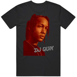 Dj Quik 90s Hip Hop Rapper Men’s 100% Cotton Black T Shirt