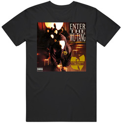 Wu Tang Clan Enter The Wu Tang 36 Chambers 90's Hip Hop Album Cool Retro Men’s 100% Cotton Black T Shirt