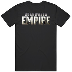 Boardwalk Empire Logo Tv Show Fan Men’s 100% Cotton Black T Shirt