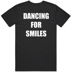 Dancing For Smiles The Dancing Trucker Viral Video Funny Men’s 100% Cotton Black T Shirt