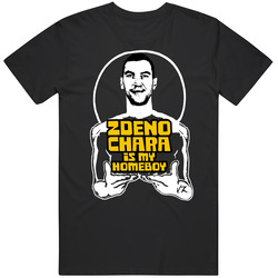 Zdeno Chara Is My Homeboy Funny Boston Hockey Men’s 100% Cotton Black T Shirt