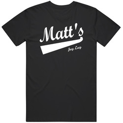 Matt's Bar Minnesota's Most Famous Restaurant Men’s 100% Cotton Black T Shirt