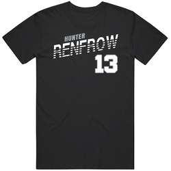 Hunter Renfrow 13 Favorite Player Fan Men’s 100% Cotton Black T Shirt