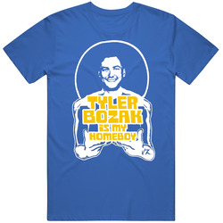Tyler Bozak Is My Homeboy Funny St Louis Hockey Men’s 100% Cotton Royal Blue T Shirt